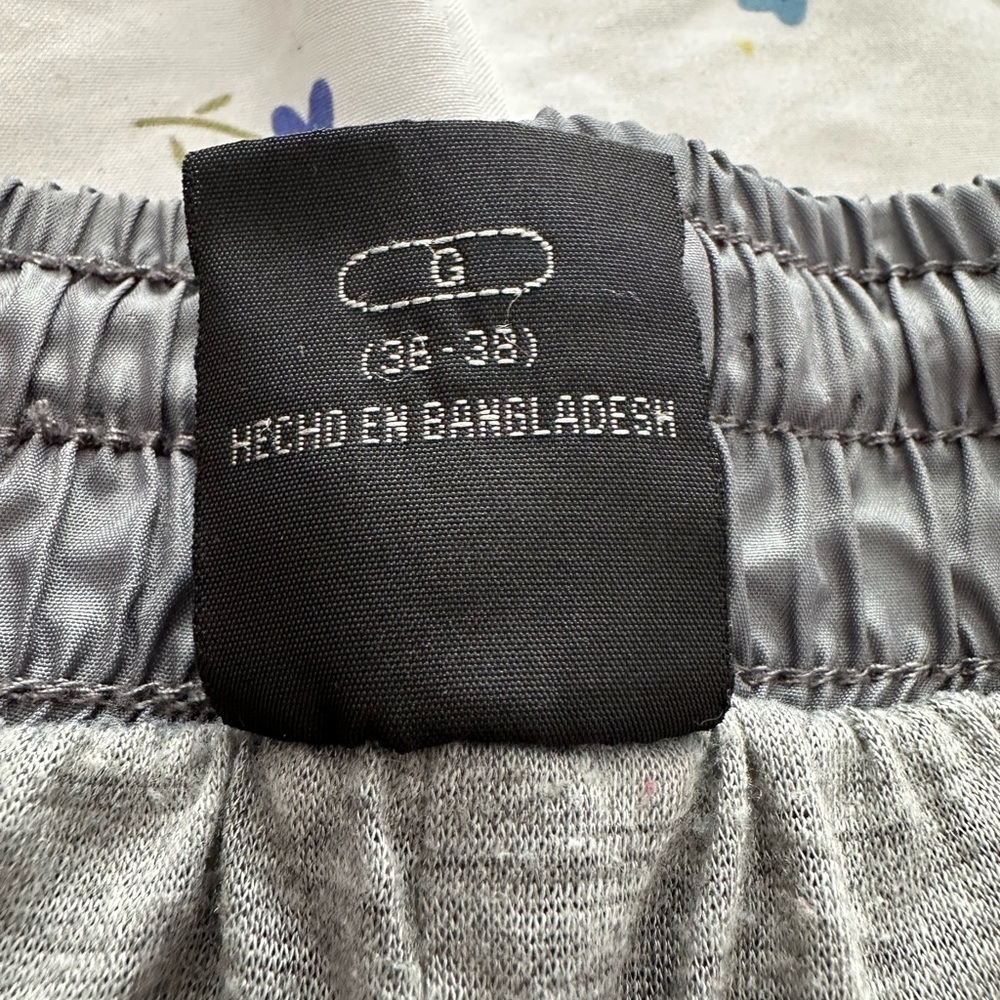 VTG Y2K Starter Pull On Track Pants Mens SzL Black Baggy Lined Swishy Wide Leg. - Picture 12 of 13